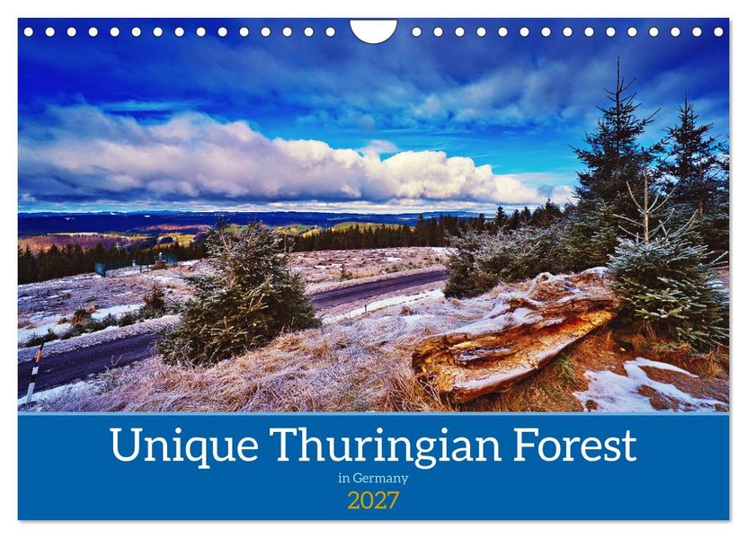 Unique Thuringian Forest (Wall Calendar 2027 DIN A4 landscape) CALVENDO 12 Month Wall Calendar