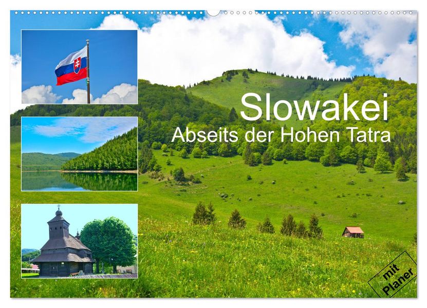 Slowakei - Abseits der Hohen Tatra (Wandkalender 2027 DIN A2 quer) CALVENDO Monatskalender