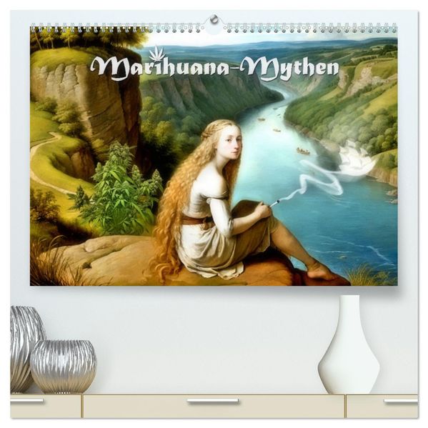 Marihuana-Mythen (hochwertiger Premium Wandkalender 2027 DIN A2 quer) Kunstdruck in Hochglanz