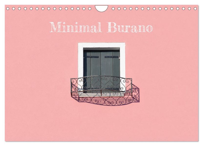Minimal Burano (Wandkalender 2027 DIN A4 quer) CALVENDO Monatskalender