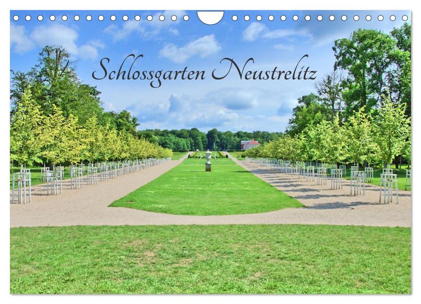 Schlossgarten Neustrelitz (Wandkalender 2027 DIN A4 quer) CALVENDO Monatskalender