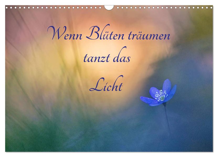 Wenn Blüten träumen tanzt das Licht (Wandkalender 2027 DIN A3 quer) CALVENDO Monatskalender