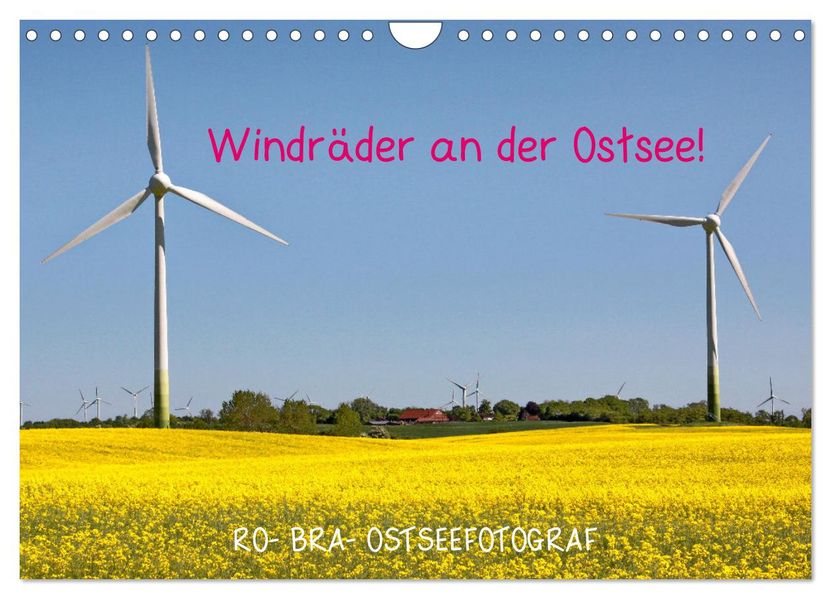 Windräder an der Ostsee! (Wandkalender 2027 DIN A4 quer) CALVENDO Monatskalender