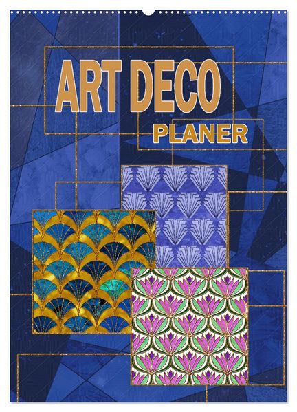 Art Deco Planer (Wandkalender 2027 DIN A2 hoch) CALVENDO Monatskalender