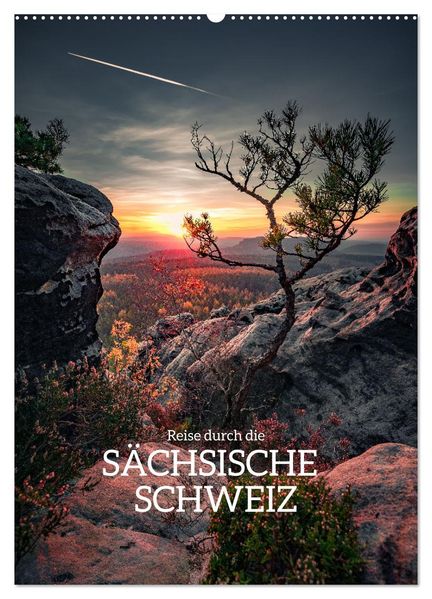 Reise durch die Sächsische Schweiz (Wandkalender 2027 DIN A2 hoch) CALVENDO Monatskalender