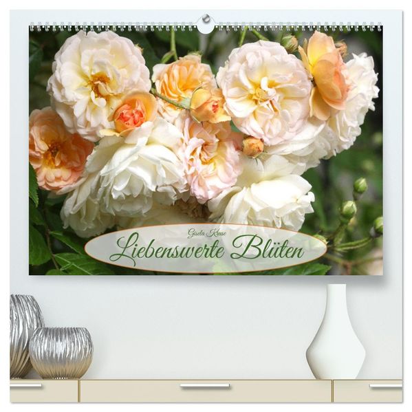 Liebenswerte Blüten (hochwertiger Premium Wandkalender 2027 DIN A2 quer) Kunstdruck in Hochglanz