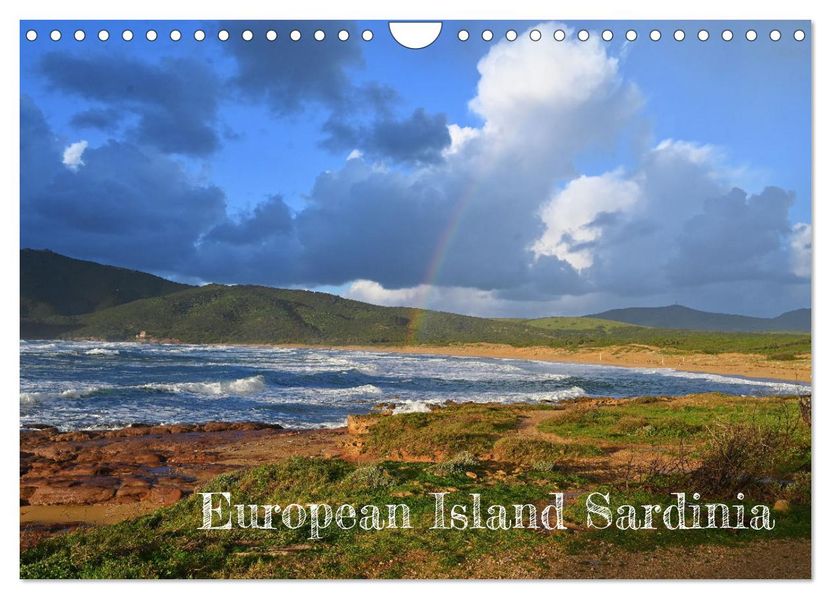 European Island Sardinia (Wall Calendar 2027 DIN A4 landscape) CALVENDO 12 Month Wall Calendar