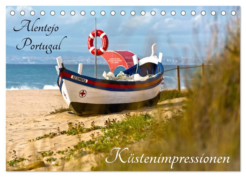 Alentejo Portugal - Küstenimpressionen (Tischkalender 2027 DIN A5 quer) CALVENDO Monatskalender