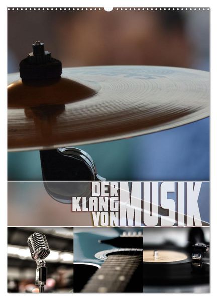Der Klang von Musik (Wandkalender 2027 DIN A2 hoch) CALVENDO Monatskalender