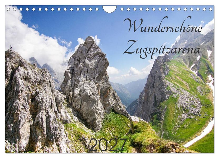 Wunderschöne Zugspitzarena (Wandkalender 2027 DIN A4 quer) CALVENDO Monatskalender