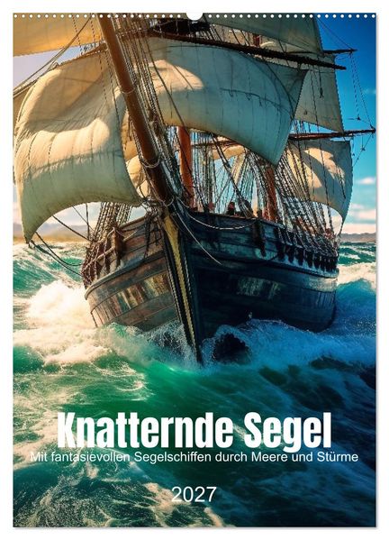 Knatternde Segel (Wandkalender 2027 DIN A2 hoch) CALVENDO Monatskalender