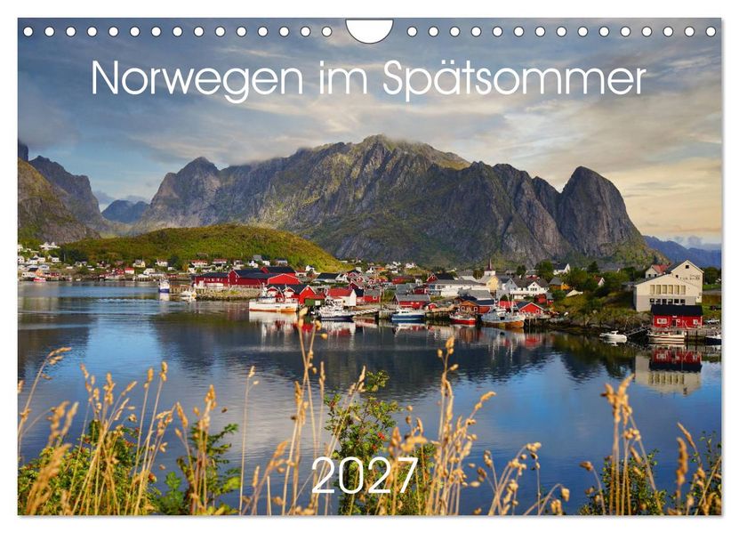 Norwegen im Spätsommer (Wandkalender 2027 DIN A4 quer) CALVENDO Monatskalender
