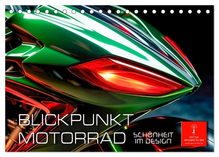 Blickpunkt Motorrad Schönheit im Design (Tischkalender 2027 DIN A5 quer) CALVENDO Monatskalender