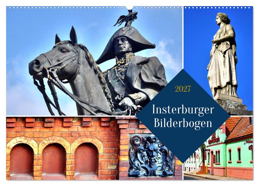Insterburger Bilderbogen (Wandkalender 2027 DIN A2 quer) CALVENDO Monatskalender