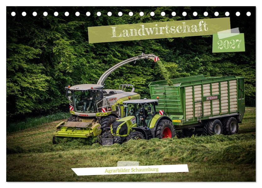 Landwirtschaft 2027 (Tischkalender 2027 DIN A5 quer) CALVENDO Monatskalender