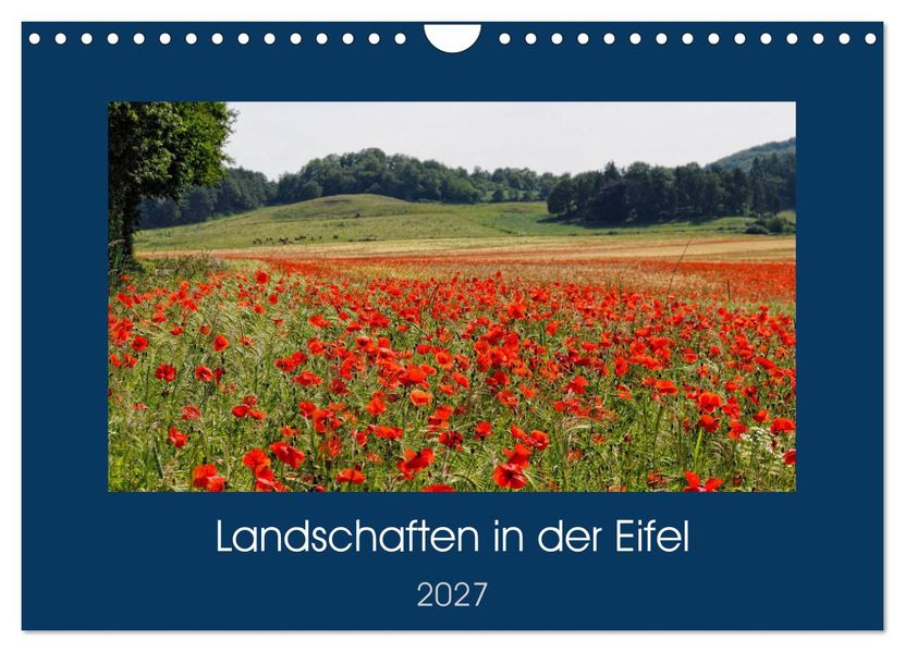 Landschaften in der Eifel (Wandkalender 2027 DIN A4 quer) CALVENDO Monatskalender