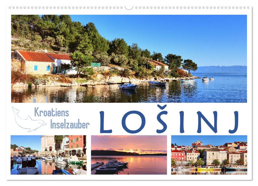 Kroatiens Inselzauber Losinj (Wandkalender 2027 DIN A2 quer) CALVENDO Monatskalender