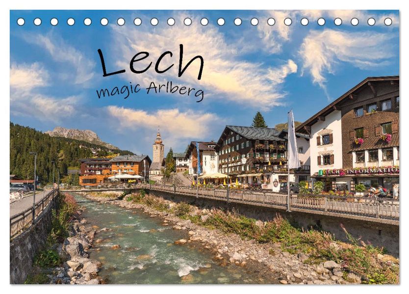 Lech - magic Arlberg (Tischkalender 2027 DIN A5 quer) CALVENDO Monatskalender