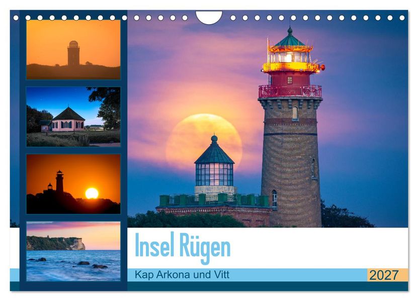 Insel Rügen - Kap Arkona und Vitt (Wandkalender 2027 DIN A4 quer) CALVENDO Monatskalender