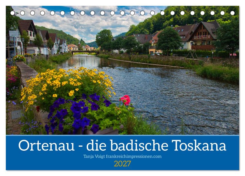 Ortenau - die badische Toskana (Tischkalender 2027 DIN A5 quer) CALVENDO Monatskalender