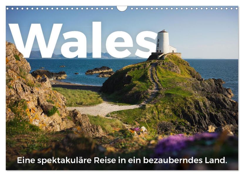Wales - Eine spektakuläre Reise in ein bezauberndes Land. (Wandkalender 2027 DIN A3 quer) CALVENDO Monatskalender