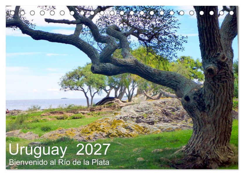 Uruguay - Bienvenido al Río de la Plata (Tischkalender 2027 DIN A5 quer) CALVENDO Monatskalender