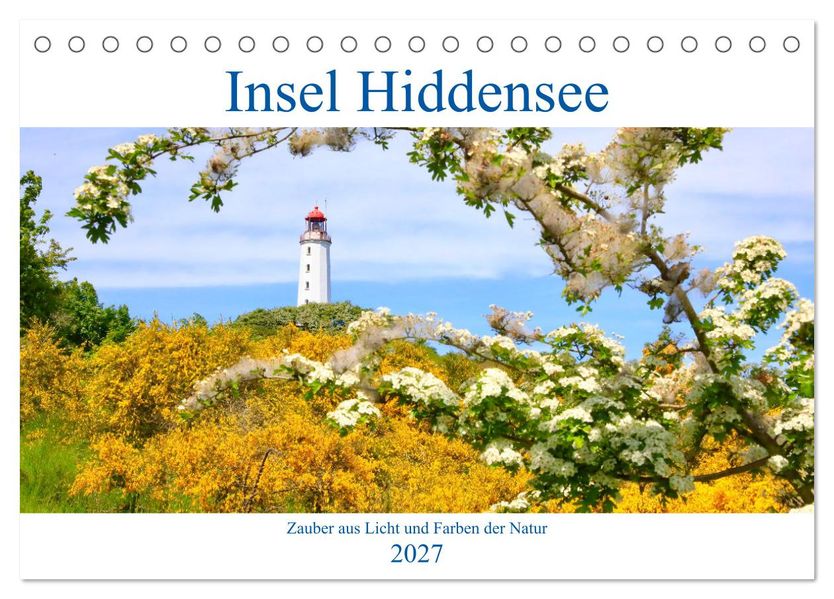 Hiddensee mon amour (Tischkalender 2027 DIN A5 quer) CALVENDO Monatskalender
