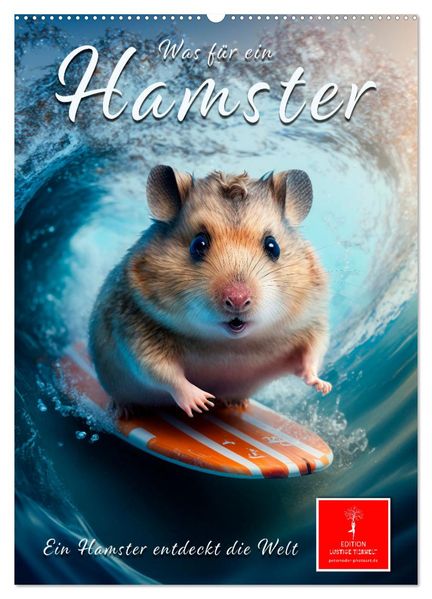 Was für ein Hamster (Wandkalender 2027 DIN A2 hoch) CALVENDO Monatskalender