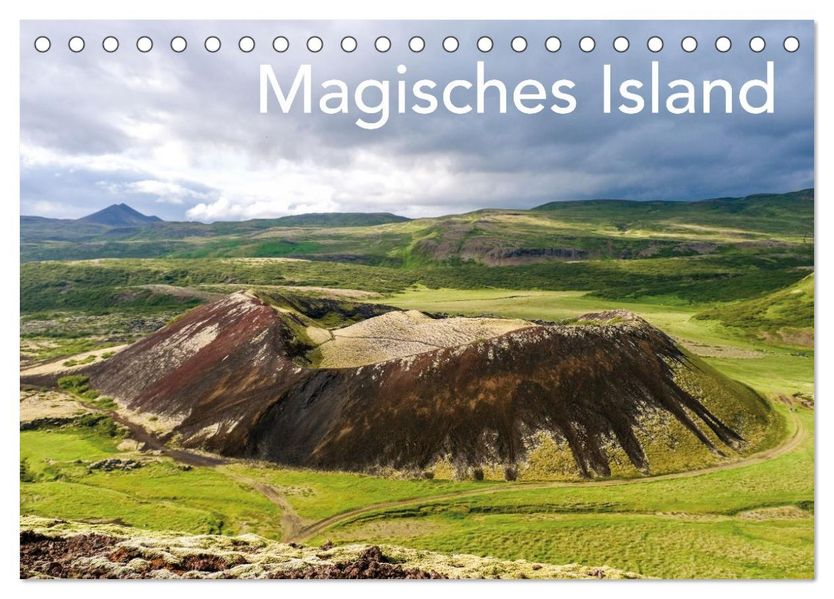 Magisches Island (Tischkalender 2027 DIN A5 quer) CALVENDO Monatskalender