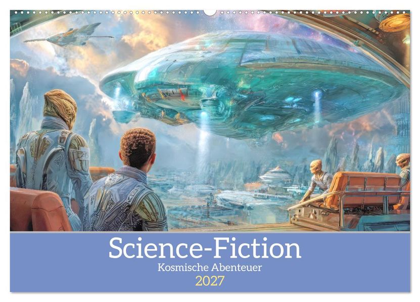 Science-Fiction - Kosmische Abenteuer (Wandkalender 2027 DIN A2 quer) CALVENDO Monatskalender