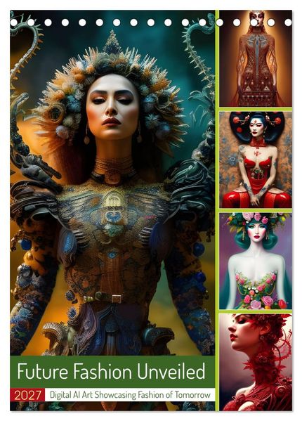 Future Fashion Unveiled (Desk Calendar 2027 DIN A5 portrait) CALVENDO 12 Month DeskCalendar