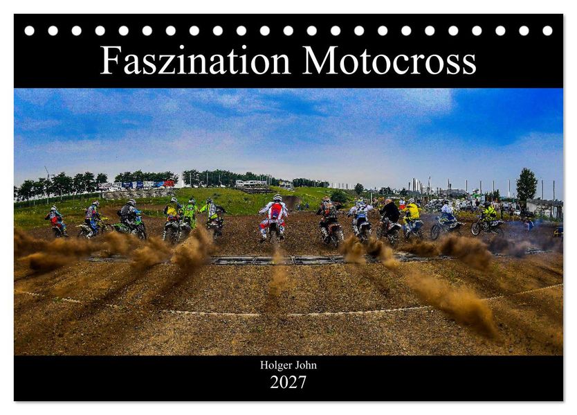 Blickpunkte Motocross (Tischkalender 2027 DIN A5 quer) CALVENDO Monatskalender