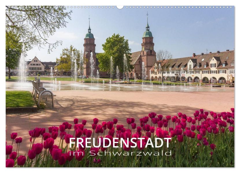 Freudenstadt im Schwarzwald - Wandkalender (Wandkalender 2027 DIN A2 quer) CALVENDO Monatskalender