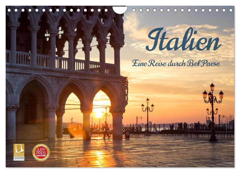 Italien - Eine Reise durch Bel Paese (Wandkalender 2027 DIN A4 quer) CALVENDO Monatskalender
