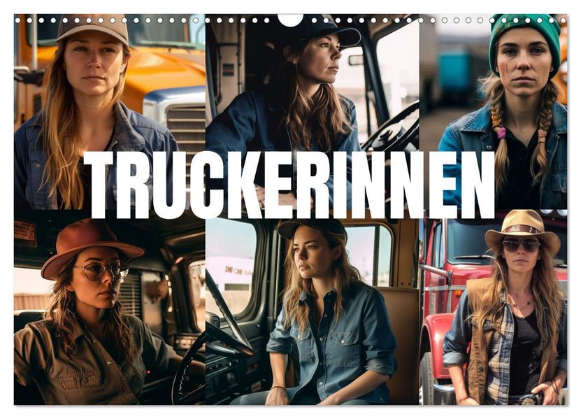 Truckerinnen (Wandkalender 2027 DIN A3 quer) CALVENDO Monatskalender