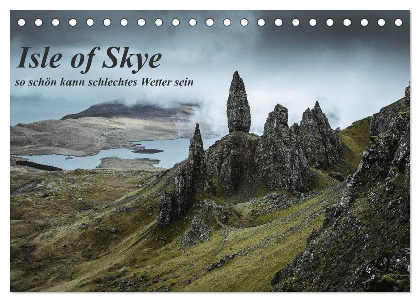 Isle of Skye - so schön kann schlechtes Wetter sein (Tischkalender 2027 DIN A5 quer) CALVENDO Monatskalender