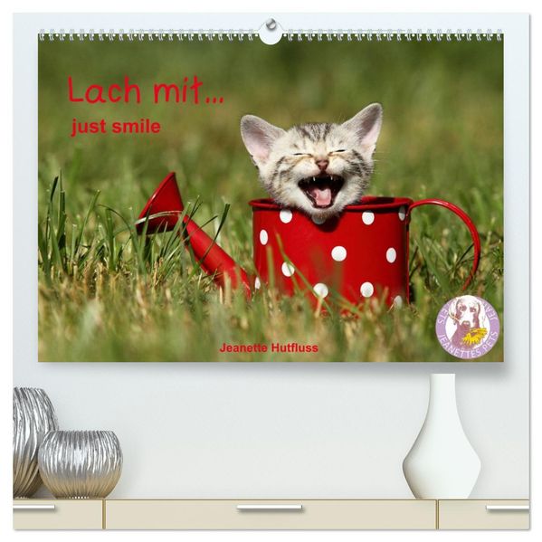 lach mit...just smile (hochwertiger Premium Wandkalender 2027 DIN A2 quer) Kunstdruck in Hochglanz