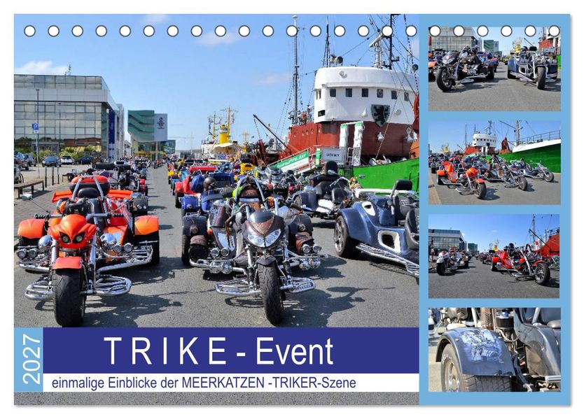T R I K E - Event (Tischkalender 2027 DIN A5 quer) CALVENDO Monatskalender