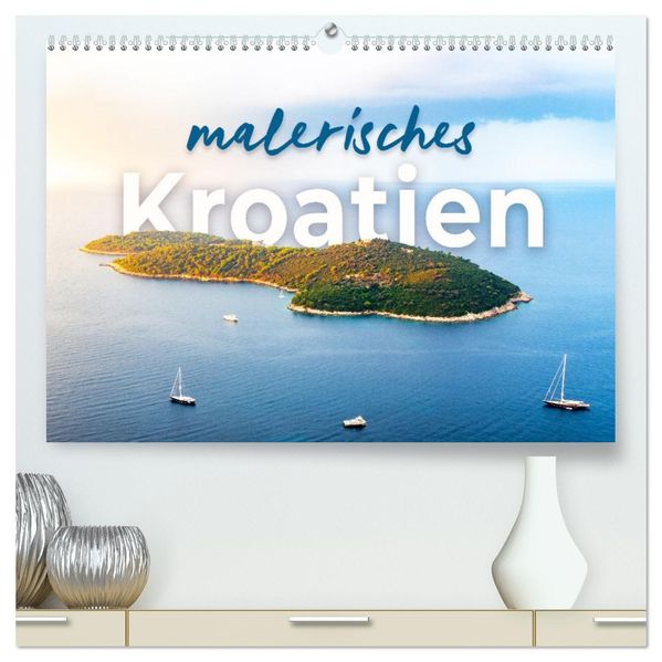 Malerisches Kroatien (hochwertiger Premium Wandkalender 2027 DIN A2 quer) Kunstdruck in Hochglanz