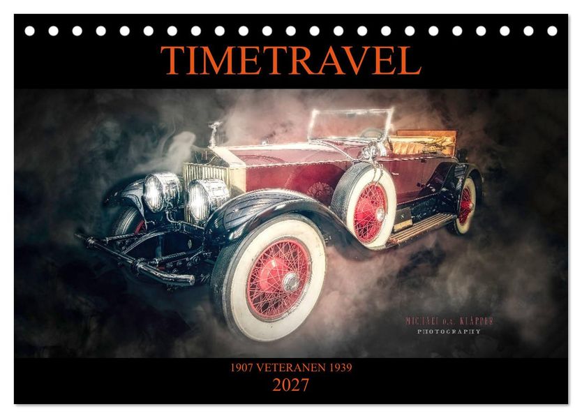 TIMETRAVEL (Tischkalender 2027 DIN A5 quer) CALVENDO Monatskalender
