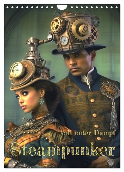 Voll unter Dampf: Steampunker (Wandkalender 2027 DIN A4 hoch) CALVENDO Monatskalender