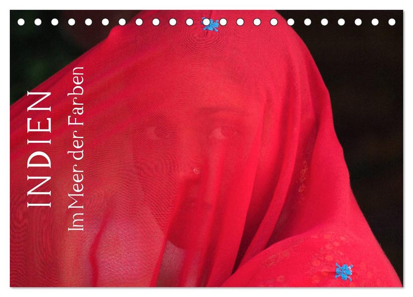 Indien - im Meer der Farben (Tischkalender 2027 DIN A5 quer) CALVENDO Monatskalender
