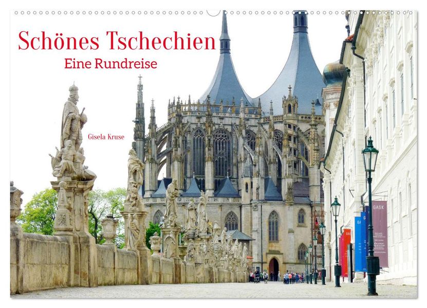 Schönes Tschechien - Eine Rundreise (Wandkalender 2027 DIN A2 quer) CALVENDO Monatskalender