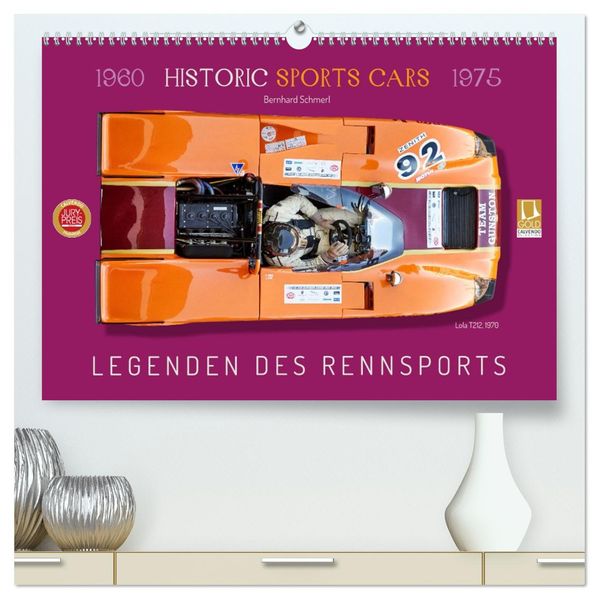Legenden des Rennsports Historic Sports Cars 1960-1975 (hochwertiger Premium Wandkalender 2027 DIN A2 quer) Kunstdruck in Hochglanz