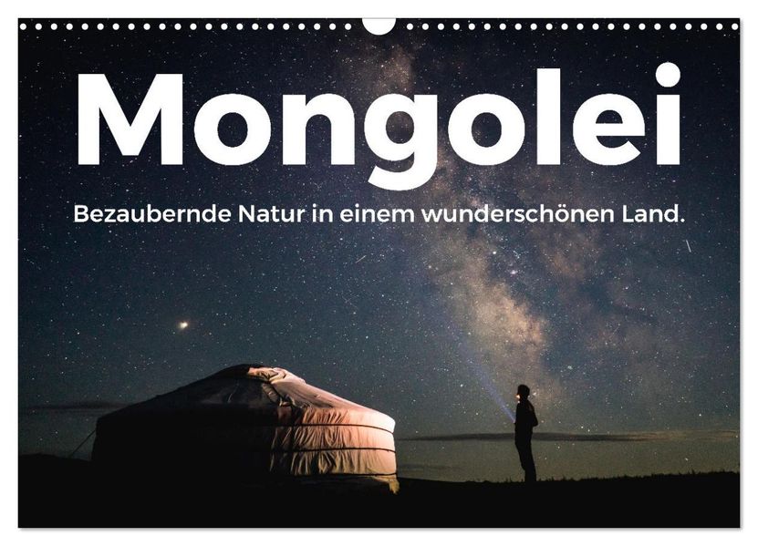 Mongolei - Bezaubernde Natur in einem wunderschönen Land. (Wandkalender 2027 DIN A3 quer) CALVENDO Monatskalender