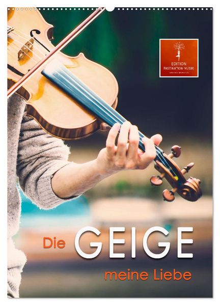 Die Geige meine Liebe (Wandkalender 2027 DIN A2 hoch) CALVENDO Monatskalender