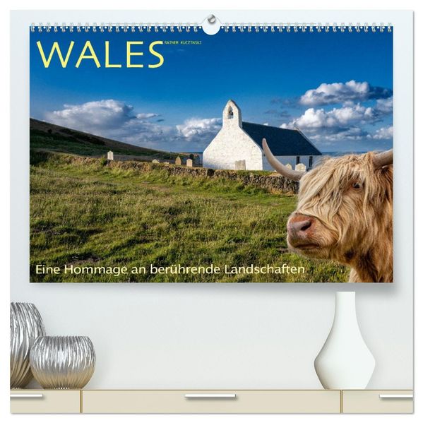 Wales - Eine Hommage an berührende Landschaften (hochwertiger Premium Wandkalender 2027 DIN A2 quer) Kunstdruck in Hochglanz