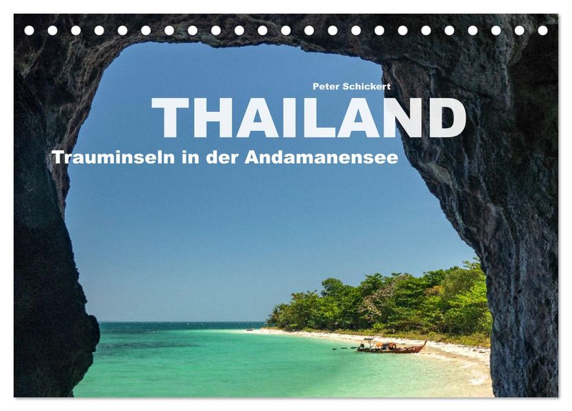 Thailand - Trauminseln in der Andamanensee (Tischkalender 2027 DIN A5 quer) CALVENDO Monatskalender