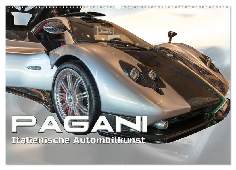 Pagani italienische Automobilkunst (Wandkalender 2027 DIN A2 quer) CALVENDO Monatskalender