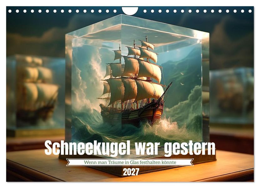 Schneekugel war gestern (Wandkalender 2027 DIN A4 quer) CALVENDO Monatskalender